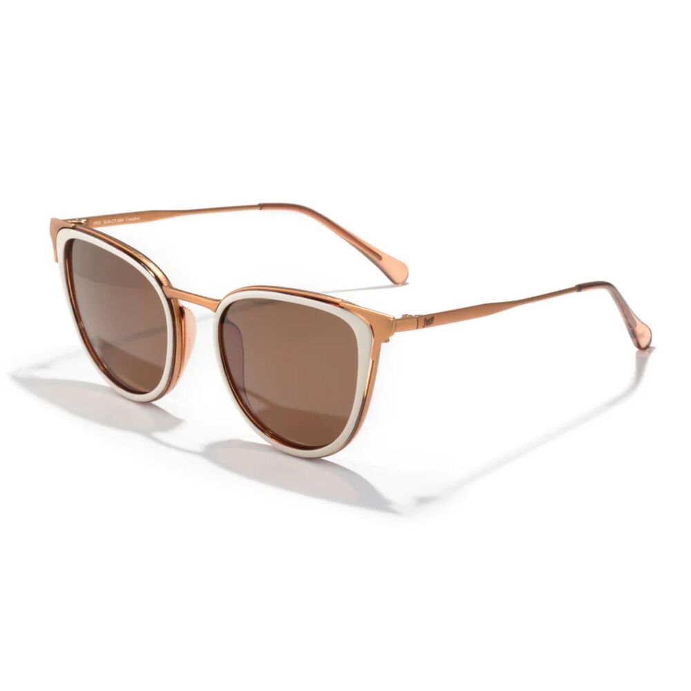 NIB Sunski Ivory Amber Catalina Polarized Sunglasses